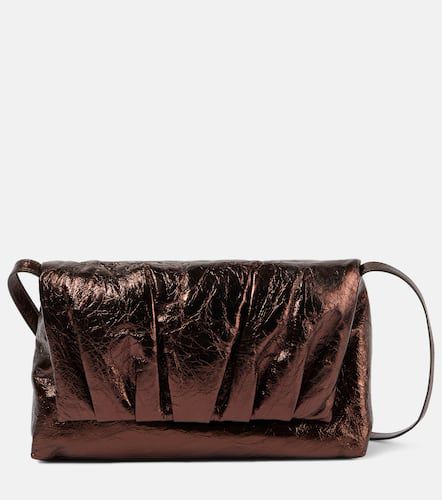 Sac en cuir métallisé - Dries Van Noten - Modalova