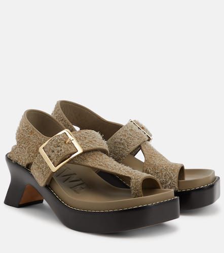 Loewe Sandales Ease en daim - Loewe - Modalova