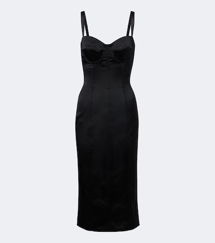 Dolce&Gabbana Robe midi en satin - Dolce&Gabbana - Modalova