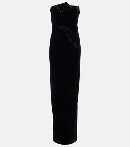 Robe longue Marilyn en velours - Leo Lin - Modalova