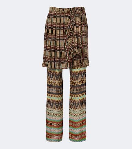 Pantalon ample à imprimé - Dries Van Noten - Modalova