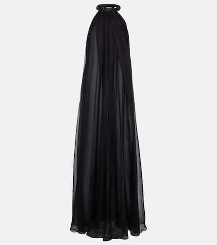 Robe longue en soie à ornements - Tom Ford - Modalova
