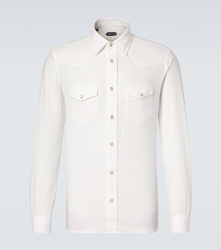 Chemise en velours côtelé de coton - Tom Ford - Modalova