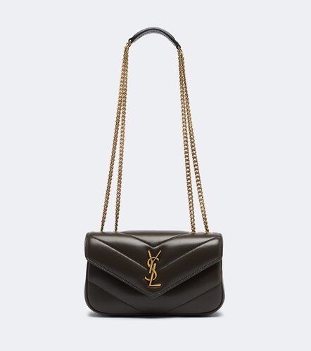 Sac porté épaule Loulou Mini en cuir - Saint Laurent - Modalova