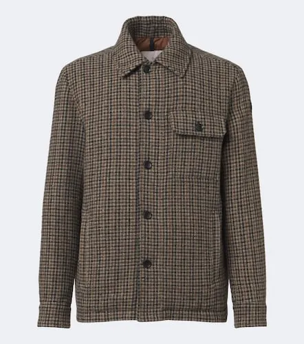 Veste en tweed de laine mélangée - Moncler - Modalova