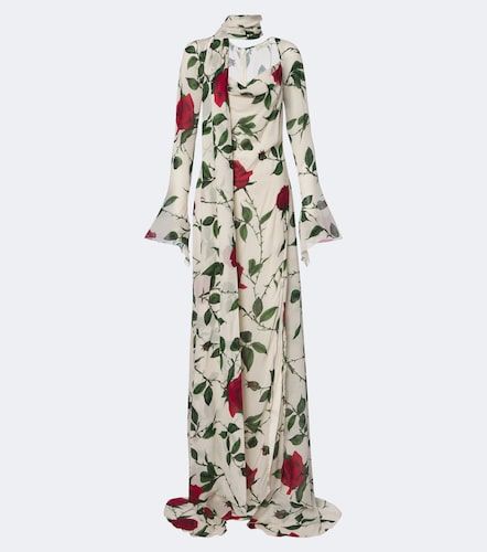 Blumarine Robe longue à fleurs - Blumarine - Modalova