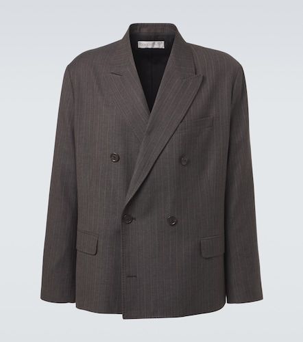 Blazer Halt rayé en laine et coton - Our Legacy - Modalova