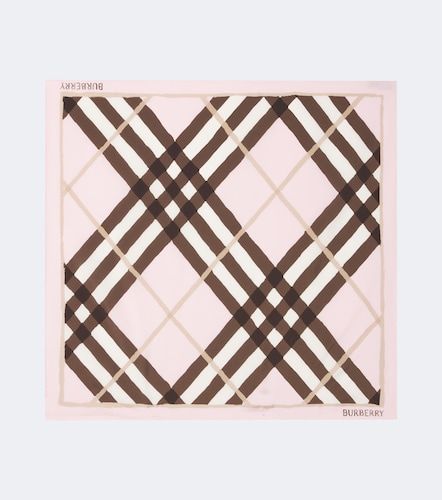 Foulard Check en soie - Burberry - Modalova