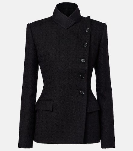 Veste en tweed de laine et mohair - McQueen - Modalova