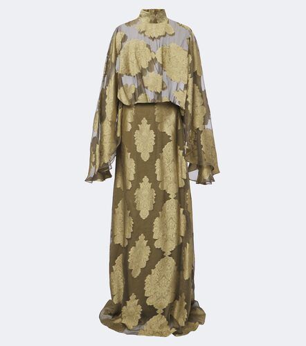 Robe longue Chimera en soie jacquard - Taller Marmo - Modalova