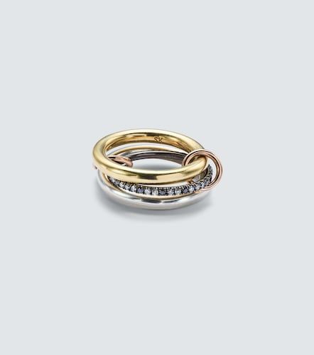 Bague Libra en or 18 ct, argent sterling et diamants - Spinelli Kilcollin - Modalova