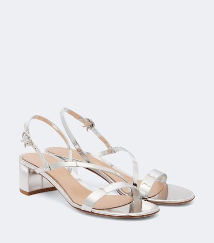 Sandales Betsey en cuir métallisé - Gianvito Rossi - Modalova