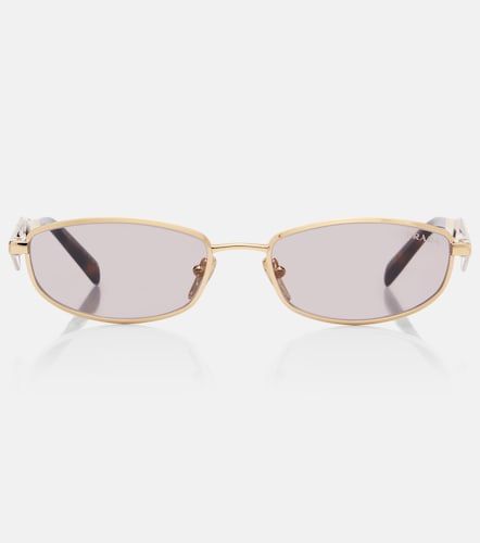 Lunettes de soleil ovales Cartiglio - Prada - Modalova