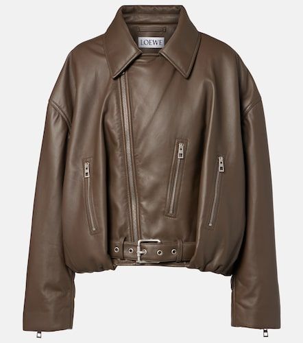 Loewe Veste raccourcie en cuir - Loewe - Modalova