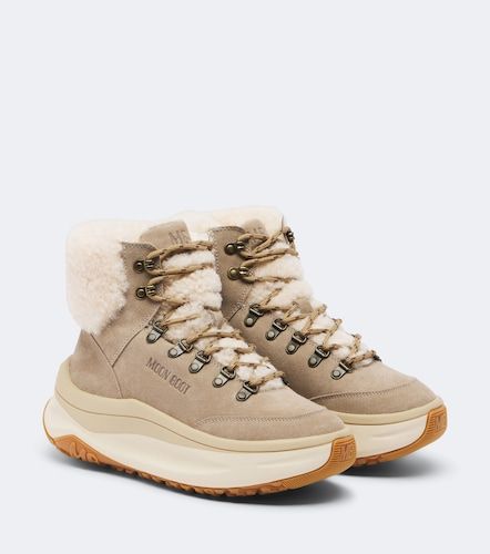 Bottines Moon247 City en daim - Moon Boot - Modalova