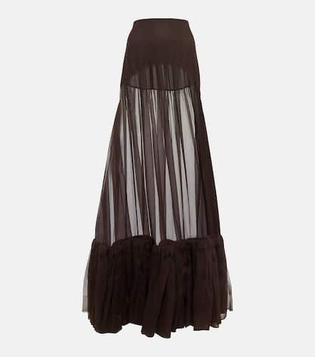 Saint Laurent Jupe longue en soie - Saint Laurent - Modalova