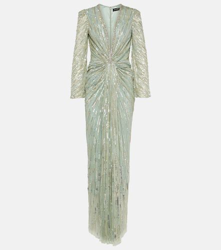 Robe longue Darcy à sequins - Jenny Packham - Modalova