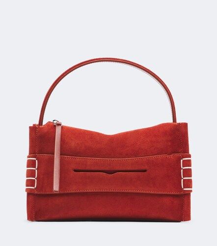 Sac Loafer Small en daim - JW Anderson - Modalova