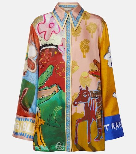 Alémais x MLAK – Chemise en soie à imprimé - Alemais - Modalova
