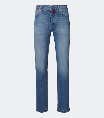 Kiton Jean slim délavé - Kiton - Modalova
