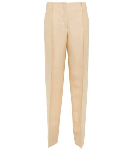 Pantalon tapered en laine et soie - Jil Sander - Modalova