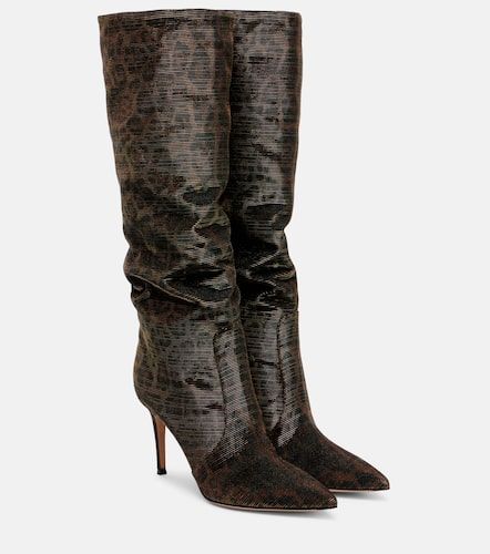 Bottes Hansen à imprimé léopard - Gianvito Rossi - Modalova
