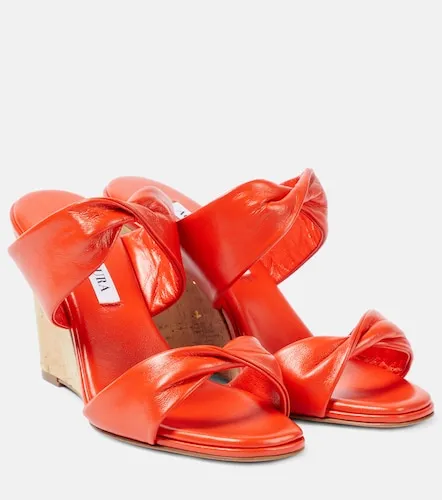 Sandales compensées Twist en cuir - Aquazzura - Modalova