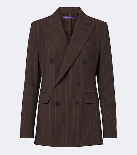 Blazer en laine à rayures tennis - Ralph Lauren Collection - Modalova