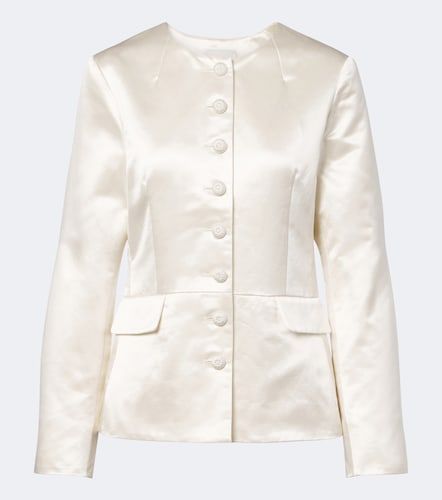 Veste Verity en satin de coton et soie - Posse - Modalova
