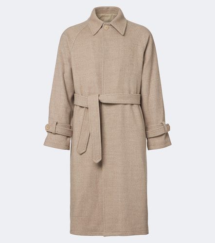 Stòffa Manteau en laine à ceinture - Stoffa - Modalova