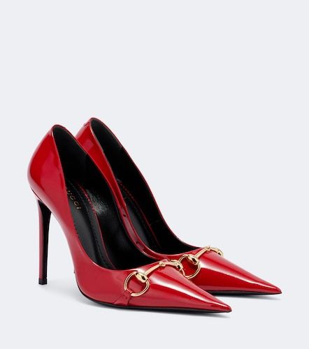 Escarpins Donna Horsebit en cuir verni - Gucci - Modalova