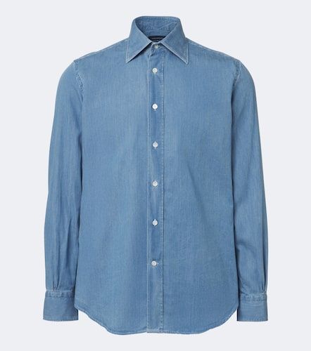 Thom Sweeney Chemise Lecce en denim - Thom Sweeney - Modalova