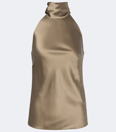 Top Chiltons à col noué - Ralph Lauren Collection - Modalova