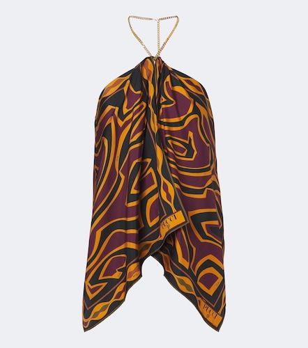 Pucci Top Labirinto en soie - Pucci - Modalova