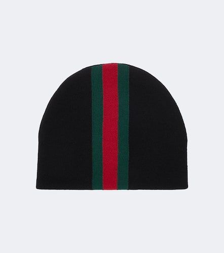 Gucci Bonnet Web Stripe en laine - Gucci - Modalova