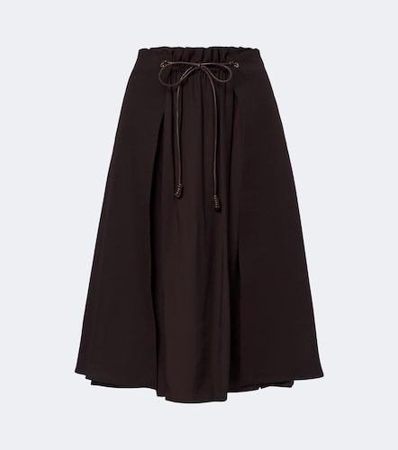 Moncler Jupe midi en laine vierge - Moncler - Modalova