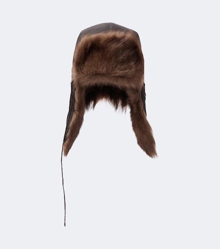 Chapeau aviateur en shearling - Lemaire - Modalova