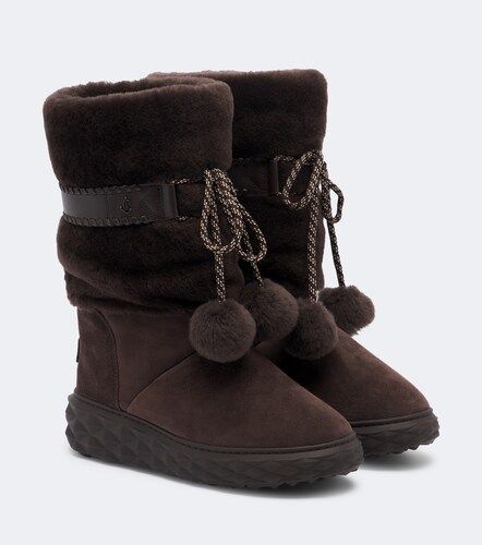 Bottes compensées Cobi en daim - Jimmy Choo - Modalova