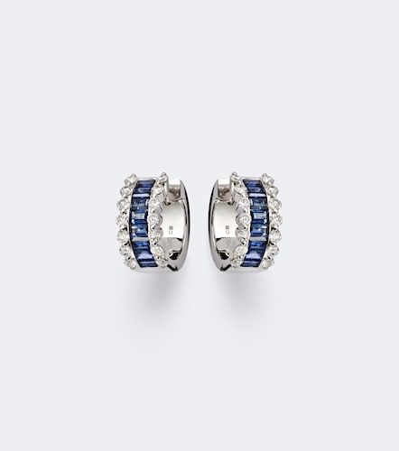 Boucles d'oreilles Baguette Love en or blanc 18 ct, saphirs et diamants - Bucherer Fine Jewellery - Modalova