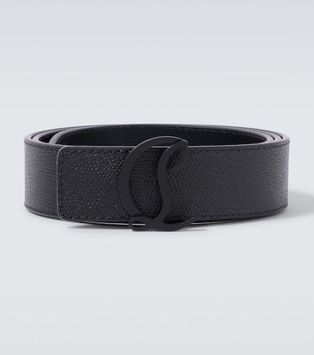 Ceinture Mooncrest réversible en cuir - Christian Louboutin - Modalova
