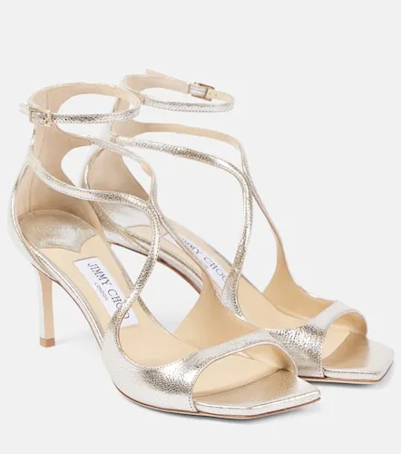 Sandales Azie 75 en cuir à paillettes - Jimmy Choo - Modalova