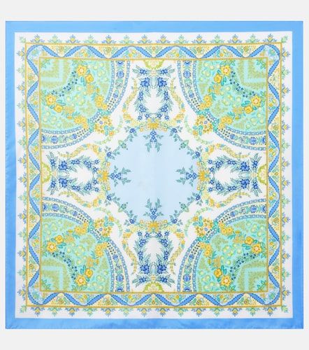 Foulard en sergé de soie à fleurs - Etro - Modalova