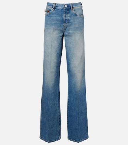 Jean flare Horsebit à taille mi-haute - Gucci - Modalova