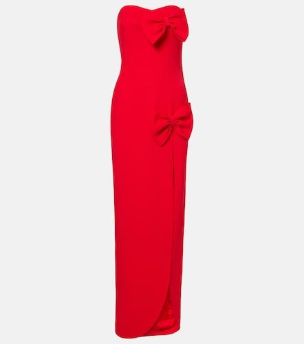 Alessandra Rich Robe longue en cady - Alessandra Rich - Modalova