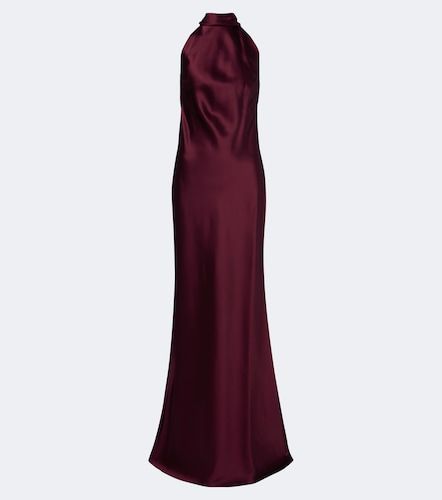 Robe longue Chilton en satin - Ralph Lauren Collection - Modalova