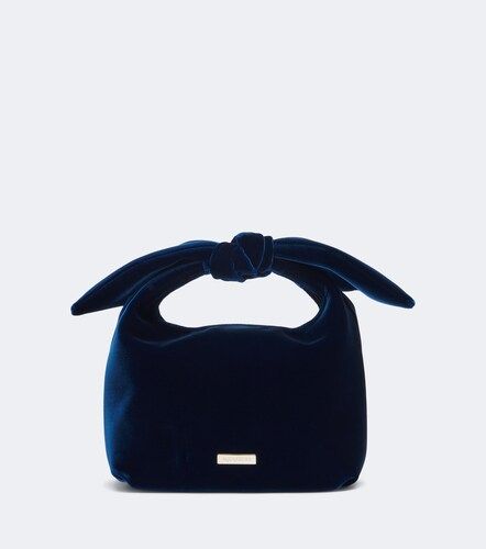 Sac à main Bow Tie Mini en velours - Aquazzura - Modalova