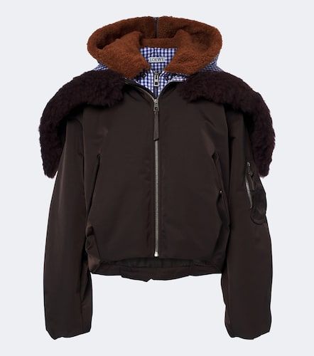 Veste à capuche et carreaux vichy - Loewe - Modalova