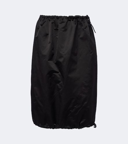 Prada Jupe midi en satin de soie - Prada - Modalova