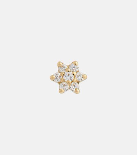 Boucle d'oreille unique Flower en or 18 ct et diamants - Maria Tash - Modalova