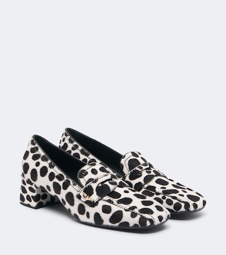 Mocassins en cuir façon poulain - Prada - Modalova